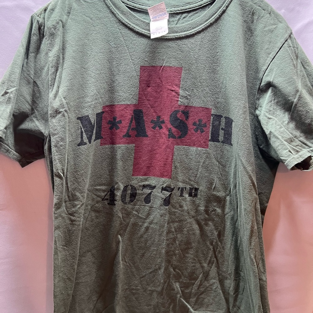 Vintage Green M*A*S*H Graphic T-Shirt Medium